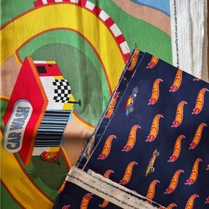 Hot Wheels fabric